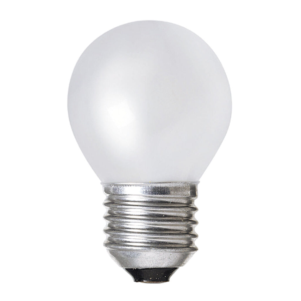 Fancy Round Halogen Light Bulb E27 240V 28W Pearl