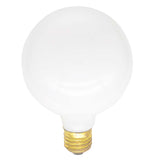 Crompton G95 Spherical Incandescent Light Bulb E27 260V 60W Opal