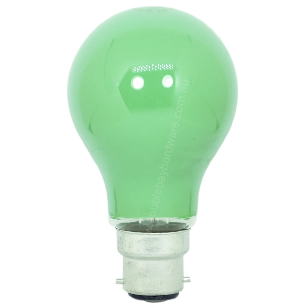 GLS Light Bulb B22 240V 60W Green