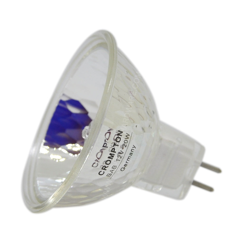Crompton MR16 Dichroic Halogen Light Bulb GU5.3 12V 20W 36° BAB 11061