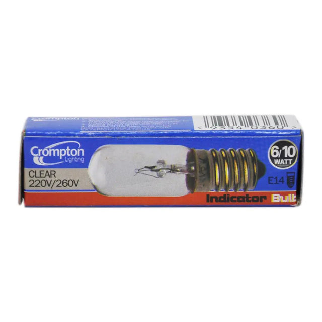 Crompton indicator bulb packaging on a white background