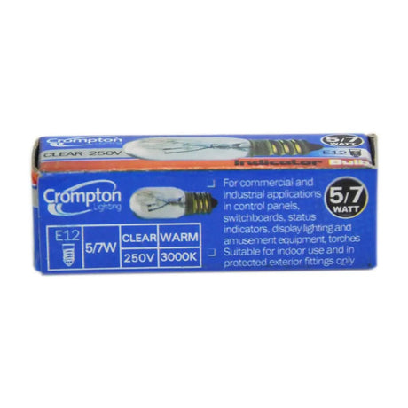 Crompton lighting bulb packaging on a white background