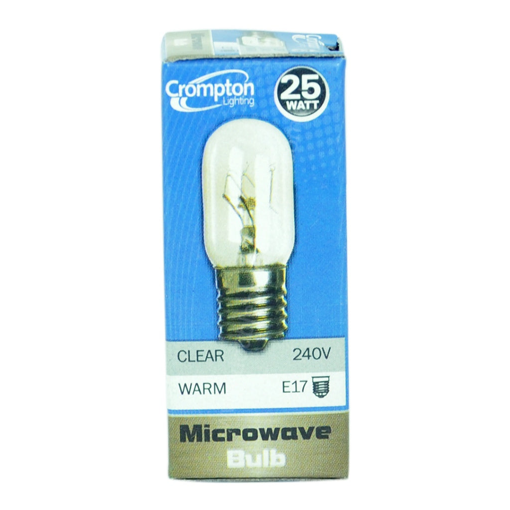 Crompton Microwave Light Bulb E17 240V 25W Clear 10225