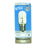Crompton Microwave Light Bulb E17 240V 25W Clear 10225