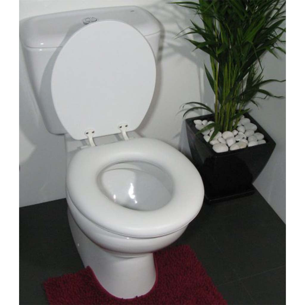 Cush'n Soft White Padded Toilet Seat 101