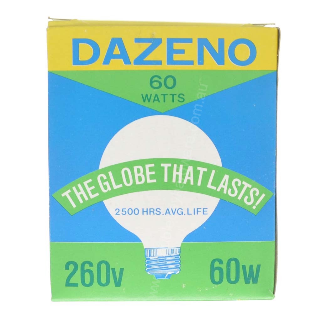 DAZENO G95 Spherical Incandescent Light Bulb E27 260V 60W Opal