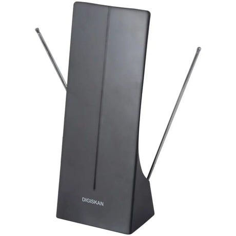 Black DIGISKAN TV antenna on a white background