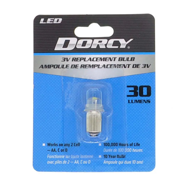 DORCY LED Torch Replacement Bulb 3V 30 Lumens D1643