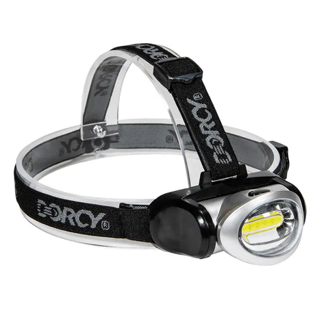 Dorcy headlight on a white background