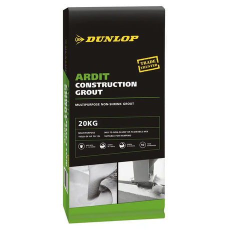 Dunlop Ardit Construction Grout packaging on a white background