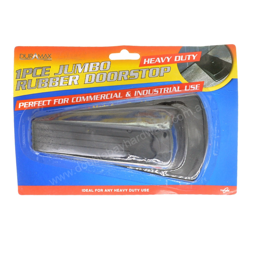 DURAMAX Jumbo Rubber Doorstop 17x9cm HAR-094