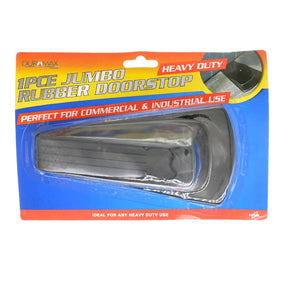 Jumbo rubber doorstop in packaging with DuraMax branding