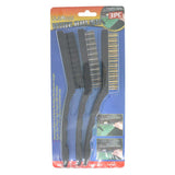 DURAMAX Nylon, Brass, Steel Wire Brush 17cm 3pcs 14227