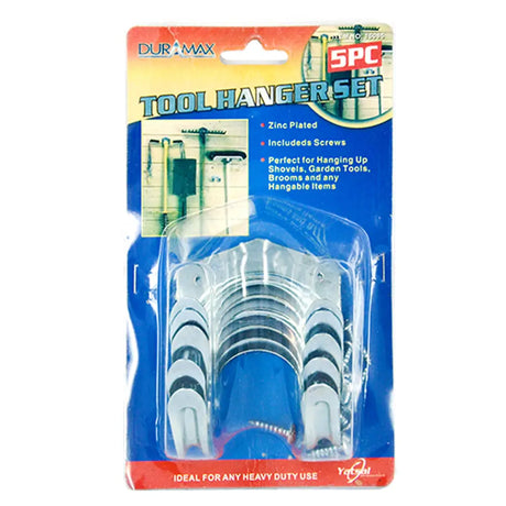 Packaged tool hanger set with Duramax branding on a white background