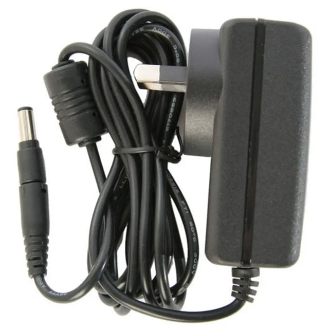 Power adapter with cable on a white background