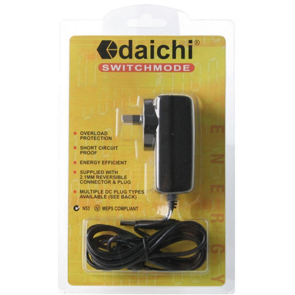 Daichi Switchmode Reversible DC Plug 15V 2A SMP15V2A-21R