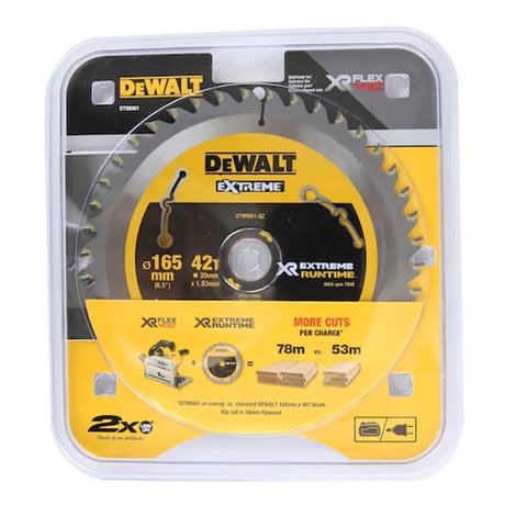 DeWalt circular saw blade set packaging on a white background