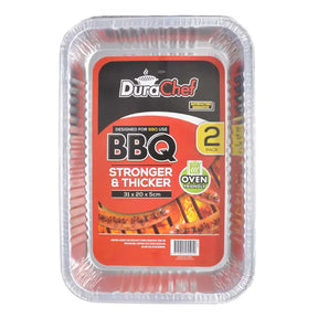 DuraChef BBQ tray packaging on a white background