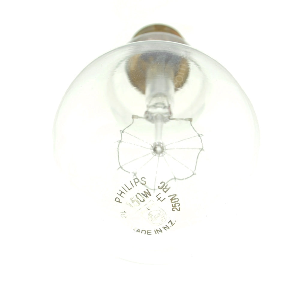 PHILIPS GLS High Wattage Light Bulb Screw E27 240V 150W Clear E27150WCLEAR