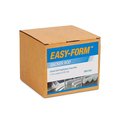 Box of Easy-Form Backer Rod on a white background