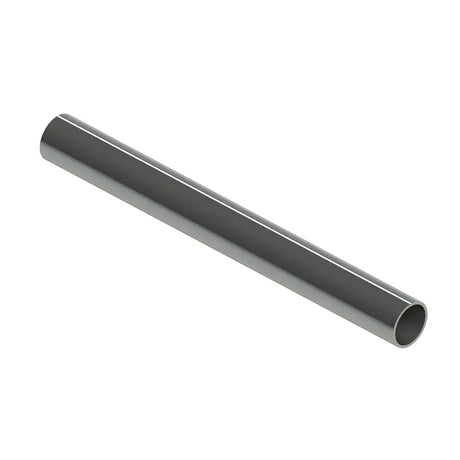 Metallic cylindrical object on a white background