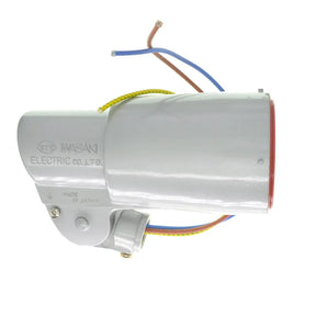Electrical component with wires on a white background, featuring the brand 'Nasaki Electric Co., Ltd.'
