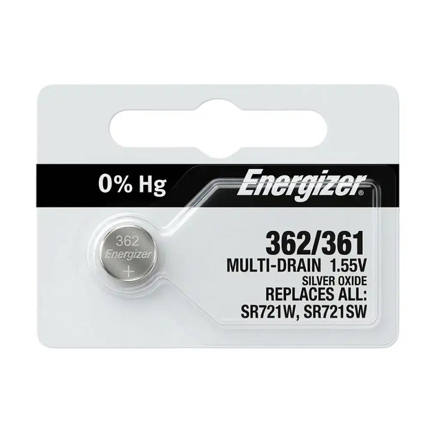 Energizer battery in packaging with clear background