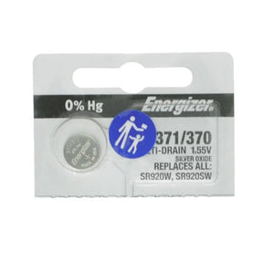 Energizer battery in packaging on a white background