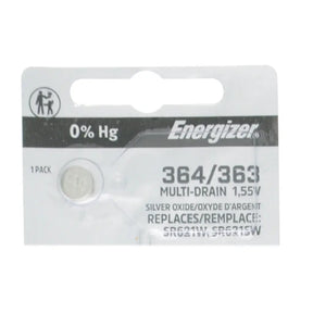 Energizer battery in packaging on a white background