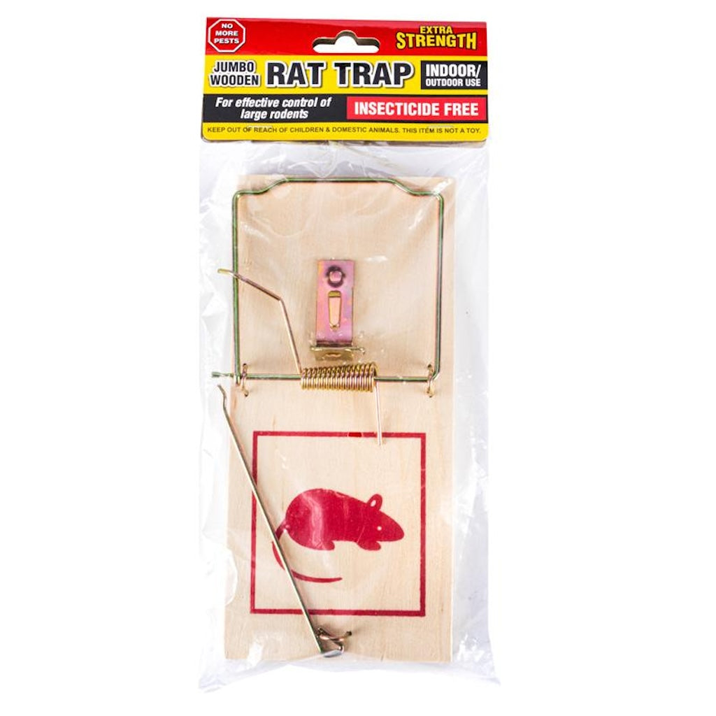 Extra Strength Jumbo Wooden Rat Trap 151325