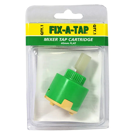 Fix-A-Tap mixer tap cartridge in packaging on a white background