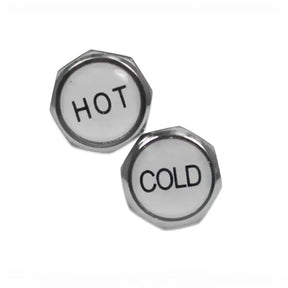 FIX-A-TAP Hot Cold Tap Buttons Chrome Plate 217882