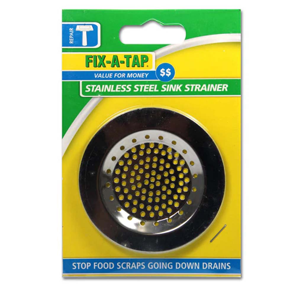 FIX-A-TAP Stainless Steel Kitchen Sink Strainer 218216