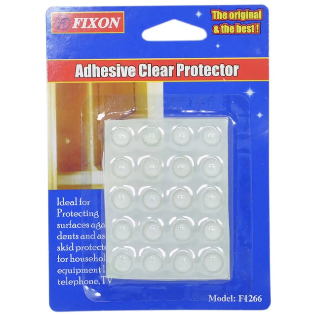 Fixon Adhesive Clear Protector packaging with clear protector strips inside