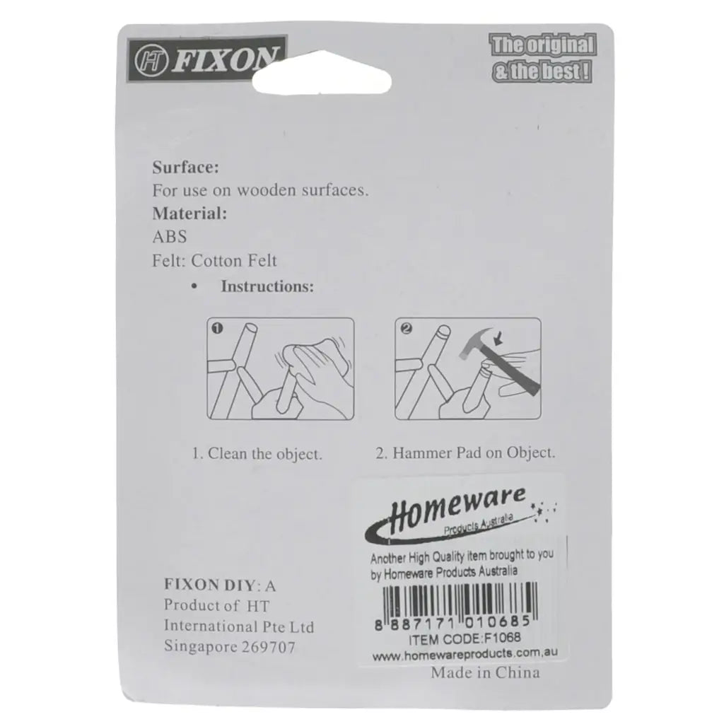 Fixin product packaging with branding and usage instructions on a white background