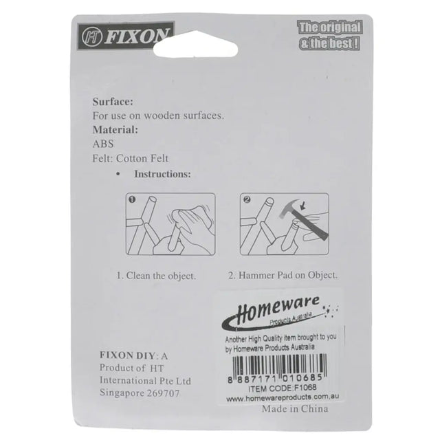 Fixin product packaging with branding and usage instructions on a white background