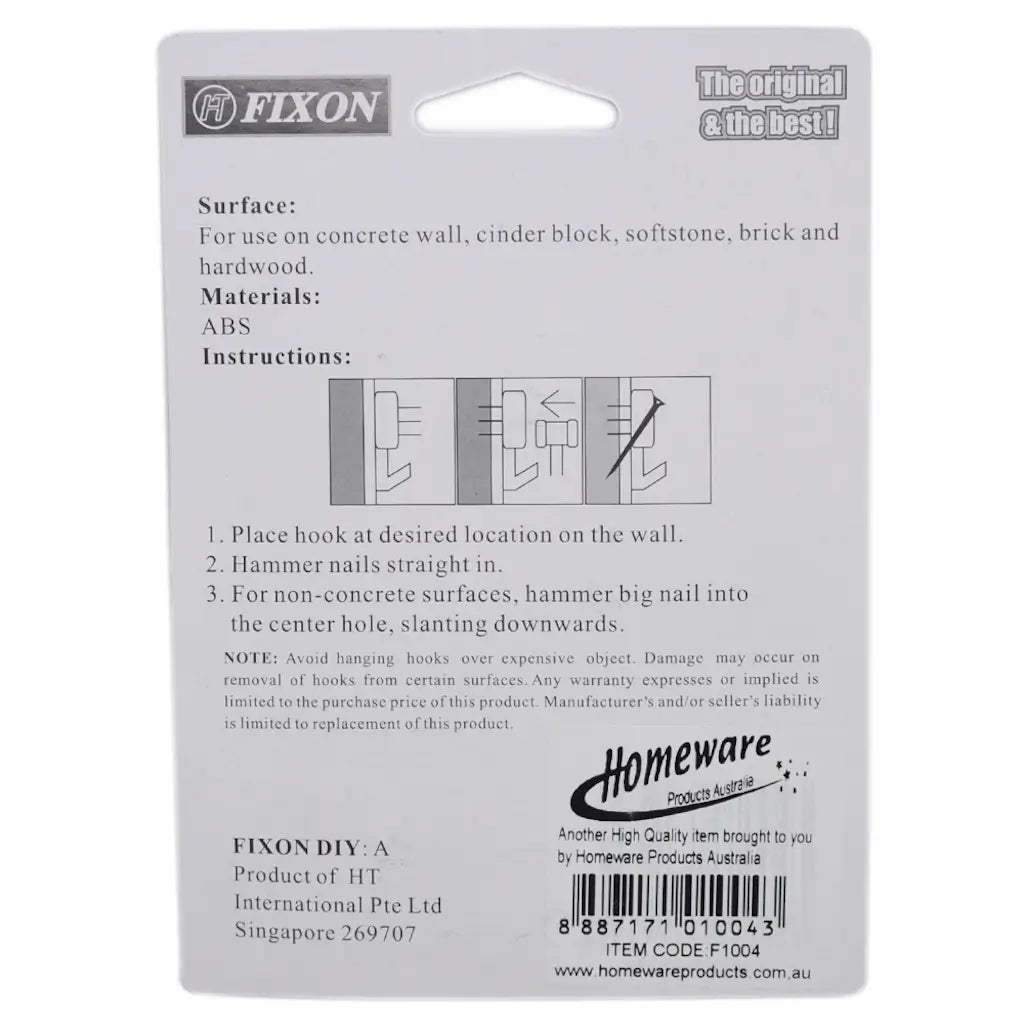 Fixin product packaging with instructions and branding on a white background