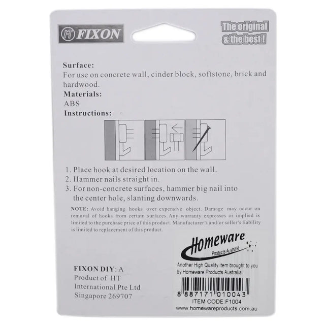 Fixin product packaging with instructions and branding on a white background