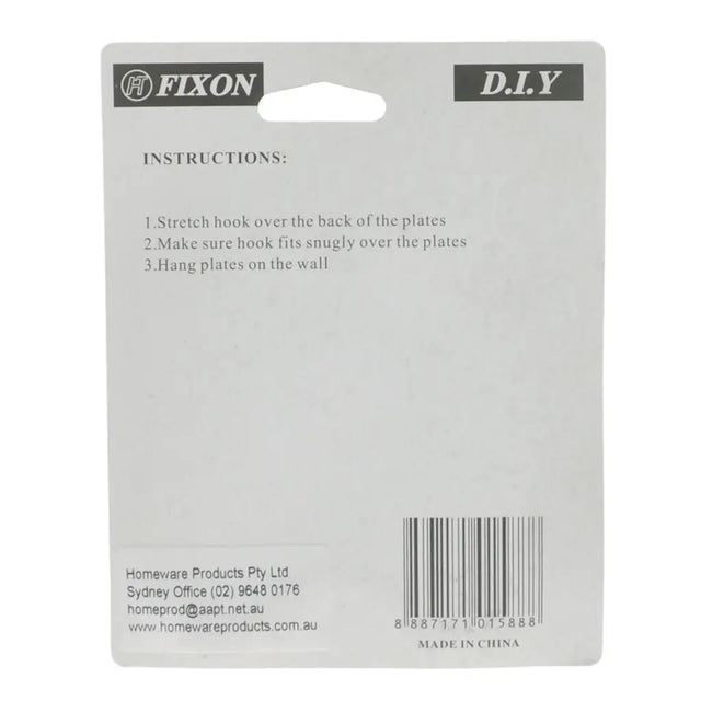 Fixon product packaging with instructions and branding on a white background