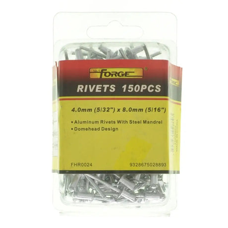 FORGE Aluminum Rivets With Steel Mandrel 4.0mm(5/32")X8.0mm(5/16") FHR0024