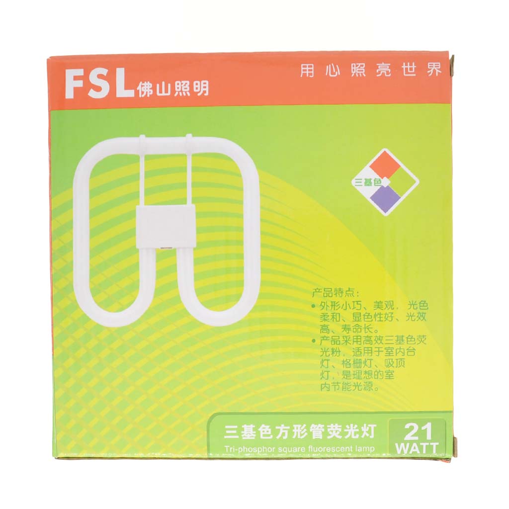FSL 2D Butterfly Fluorescent Tube GR10q 21W/865 4Pins