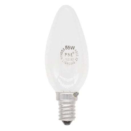White light bulb with 'FSL' branding on a white background