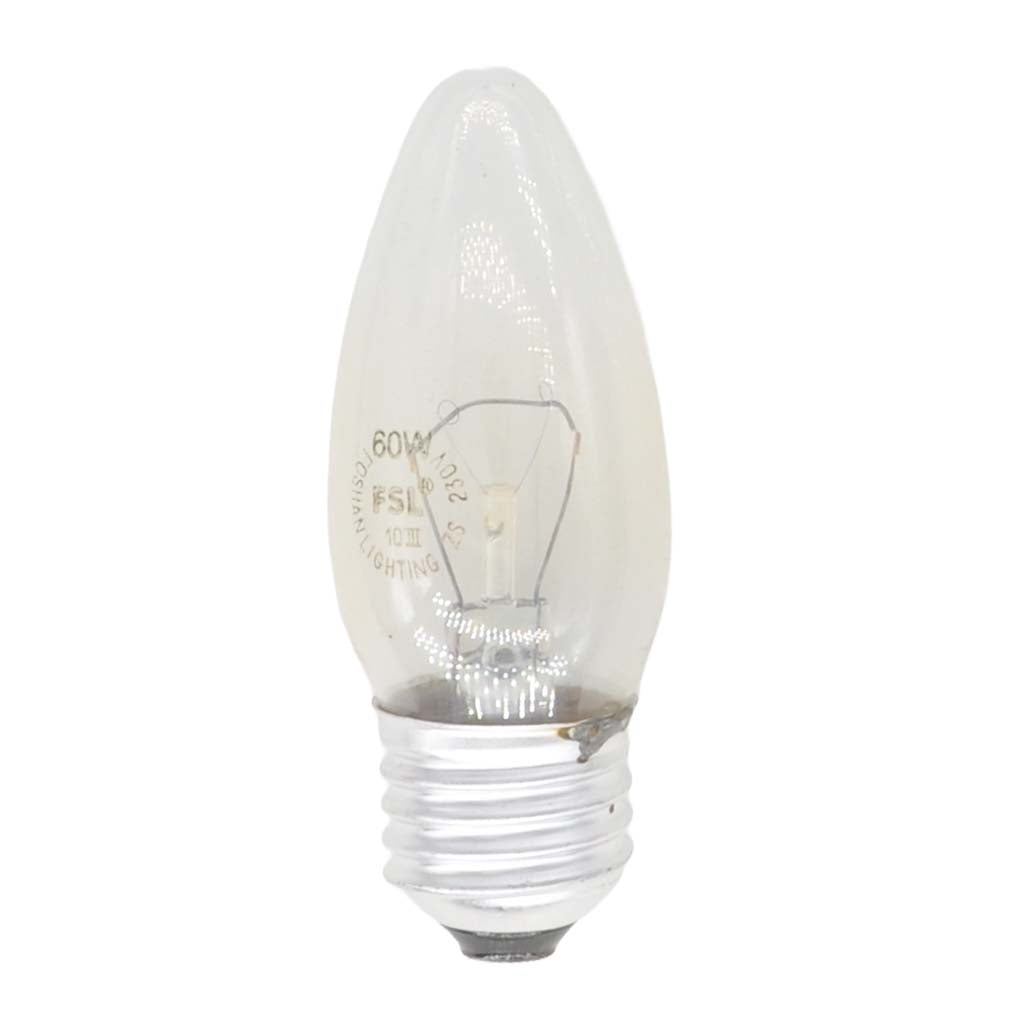 FSL Candle Incandescent Light Bulb E27 240V 60W Clear