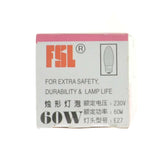 FSL Candle Incandescent Light Bulb E27 240V 60W Pearl