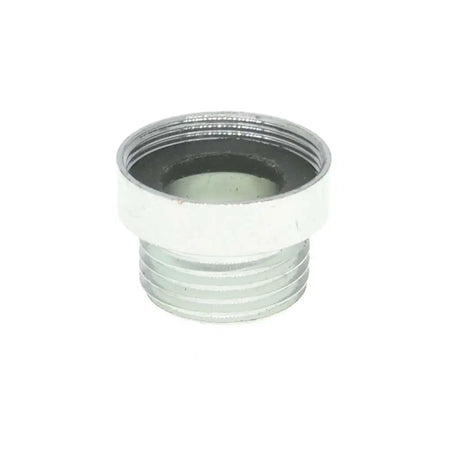 Metal fitting on a white background