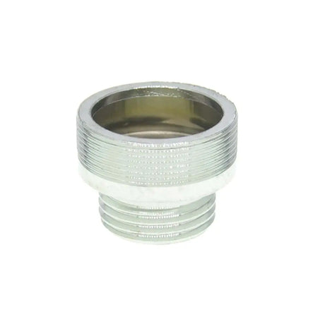 Metal fitting on a white background