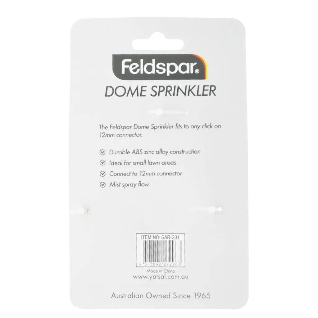 Feldspar Metal Dome Sprinkler 6M Radius GAR-231