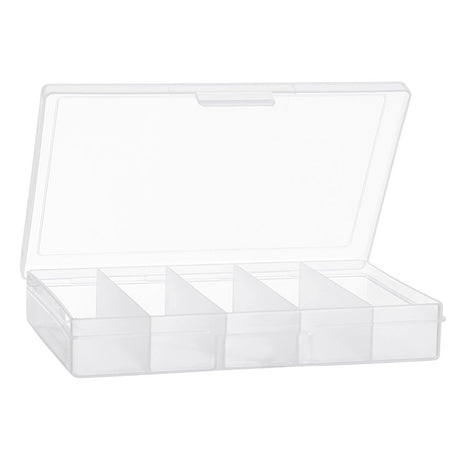 Fischer Storage Box 5 Compartments Clear 1H-030