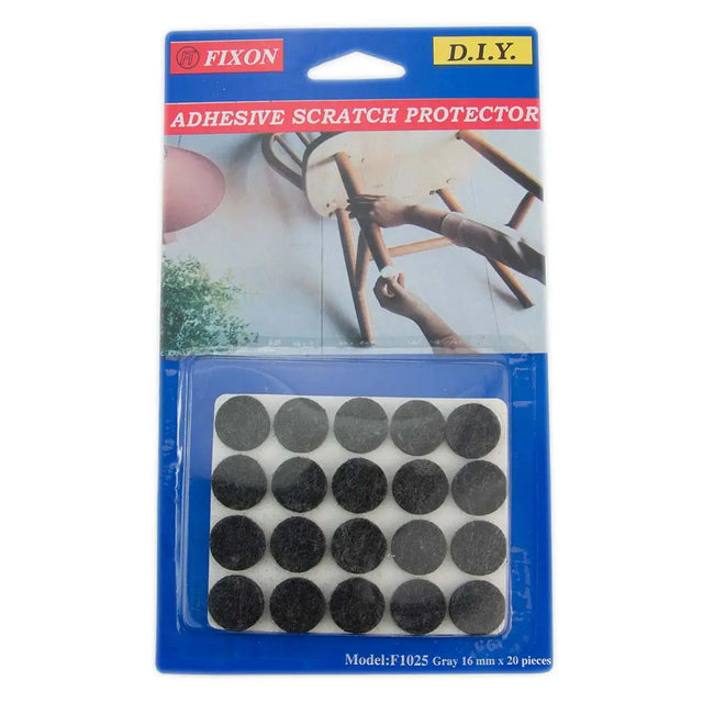 Packaging of FIXON adhesive scratch protectors with product display.