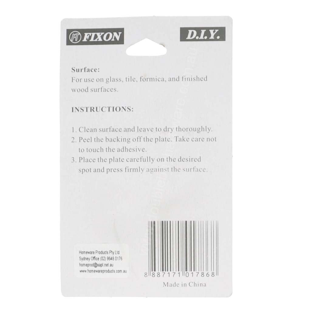 Fixon Adhesive House Number 6 Sign 59x49x2mm F1786